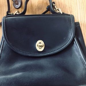 Coach Regina 9983 Leather Small Crossbody Black